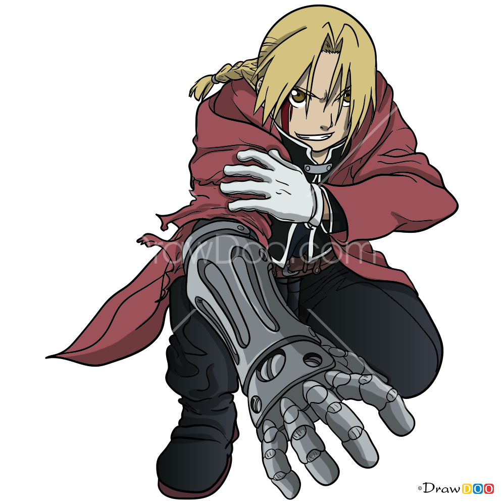 How to Draw Edward, Fullmetal Alchemist